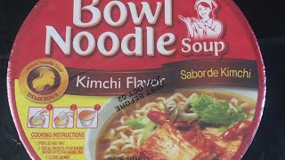 Unboxing a Paldo Instant Kim Chi Noodle Bowl