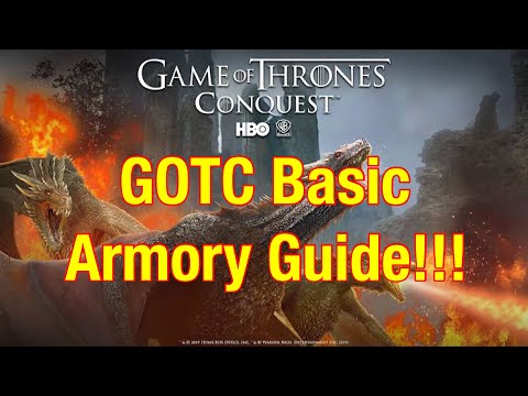 Conquest in Game Of Thrones – Basic Armory and Crafting Guide!!!