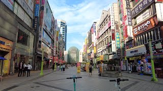 [4K Walk] 평일 오후 분당 서현역 중심가 둘러보기 랜선여행. A tour of Seohyeon Station in Bundang on a weekday afternoon.