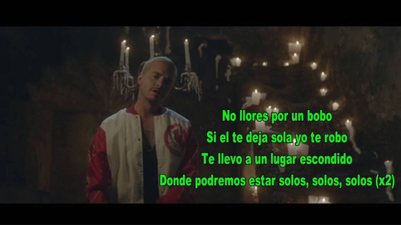 J Balvin - Bobo (lyrics - Video Con Letra) - YouTube