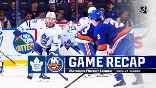 Maple Leafs @ Islanders 1/11 | NHL Highlights 2024