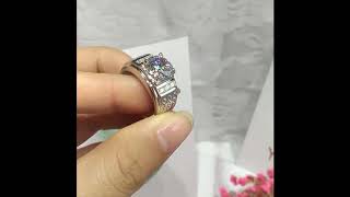 3 Carat Diamond Mens Engagement Ring by Gullei.com