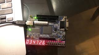 Smartwatch design project using DE10 Lite board with Verilog