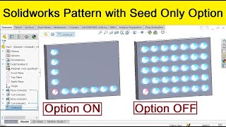 Solidworks linear pattern with seed only option