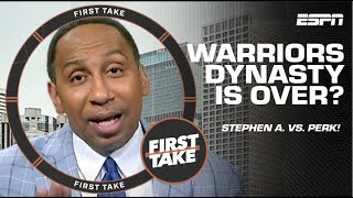 Stephen A. & Kendrick Perkins DEBATE if the Warriors dynasty is OVER 🔥 | First Take
