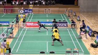 毛利/本田 vs 井谷/高階  全日本社会人2014