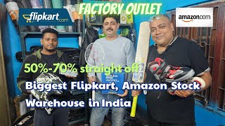 Biggest Flipkart \u0026 Amazon factory Warehouse in India | direct factory outlet of Flipkart \u0026 Amazon