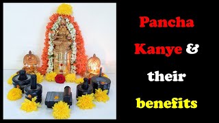 Pancha Kanye \u0026 their benefits|Gowramma Set Puja|#rituals #indianrituals #pooja #poojatips #poojaroom