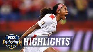 Lawrence puts Canada up early - FIFA Women's World Cup 2015 Highlights