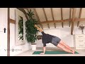 30 minute yoga for strength intermediate mindful yoga workout yogacandi