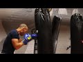 ultimate 20 minute heavy bag workout session 4 natebowerfitness