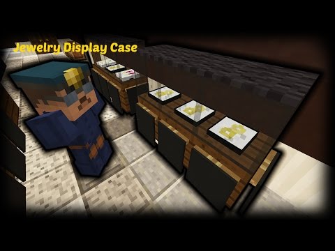 Minecraft - How to make a Jewelry Display Case Minecraft - How to make a Jewelry Display Case