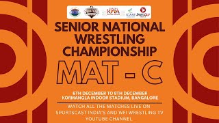 SENIOR NATIONAL WRESTLING CHAMPIONSHIP 2024| DAY -2 | GR-MEN'S/WW | MAT-C | KORMANGLA INDOOR STADIUM