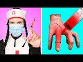 Wednesday Addams Hospital! Cool Hacks and Funny Situations In Real Life