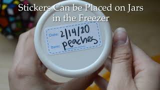 Writable Canning Labels