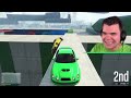 IMPOSSIBLE Glass Bridge Parkour Challenge! (GTA 5 Funny Moments)