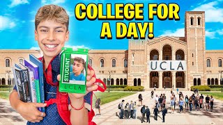 our Son goes to COLLEGE for a Day! (11 Years old)