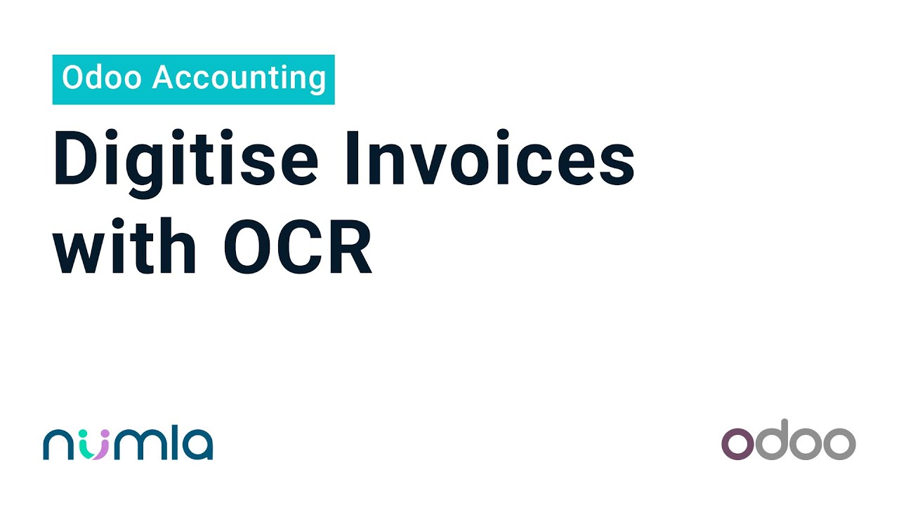 Manual Invoices And Invoice Digitisation With OCR | Odoo - YouTube