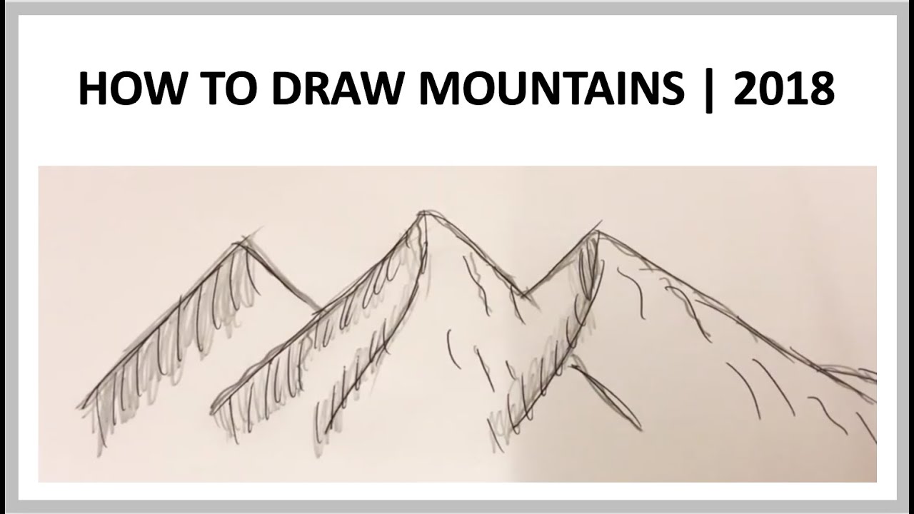 HOW TO DRAW MOUNTAINS | NEW - YouTube