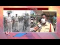 హుజురాబాద్ లో కేంద్ర బలగాల కవాతు central forces march in huzurabad v6 news