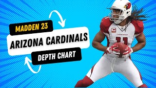 New Secret Glitch! Arizona Cardinals Depth Chart Madden 23