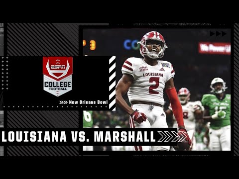 New Orleans Bowl: Louisiana Rajin' Cajuns Vs. Marshall Thundering Herd ...