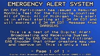 Digital Alert Broadcasting and Receiving System (TEST)