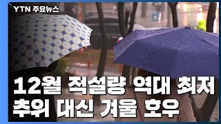 [취재N팩트] 12월 적설 역대 최저...소한 추위 대신 겨울 호우 / YTN