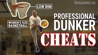 Jonathan Clark EXPOSED! Many of his BEST Dunks were on LOW Rims.