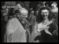 archbishop of westminster visits film studio 1946