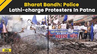 Bharat Bandh 2024: Police Lathi-Charge People In Patna Protesting Against SC Reservation Ruling