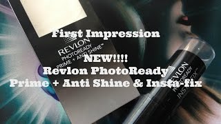 NEW! Revlon PhotoReady Prime + Anti Shine \u0026 Insta-Fix-First Impression-IsthatSJaye