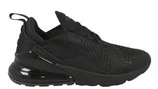 NIKE Women's AIR Max 270 Black/Black-Black