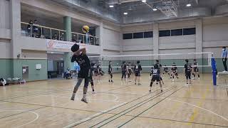 제15회 경기일보 용인 생활체육 남,여 배구대회 예선 1경기 1세트(JSVC vs KCK-K)