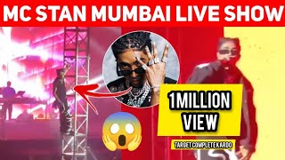 Mc Stan Rocks Mumbai: Audience Speechless After Shocking Performance!