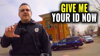 Dumb Arrogant Cops Get OWNED \u0026 Dismissed For Lying About Law! ID Refusal - First Amendment Audit