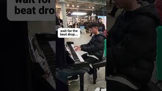 SHE WAS AMAZED when i played INTERSTELLAR on PUBLIC PIANO  #piano #stationpiano