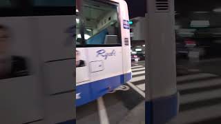 両備バス 三菱ふそうエアロスター F0902 倉敷駅到着