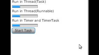 Update JavaFX UI in scheduled task, of Thread(Task), Thread(Runnable) and Timer with TimerTask