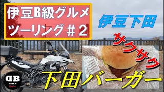 伊豆Ｂ級グルメツーリング＃２ 伊豆下田・下田バーガー2025.1.13【モトブログ／BMW F700GS】