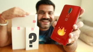 OnePlus 6 Red Edition Unboxing and Giveaway 🔥🔥🔥