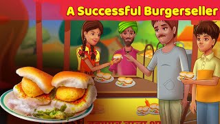 A Successful Burger seller English Story |  English Fairy Tales | Learn English