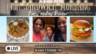 Fish Sandwich Mukbang For Sunday Dinner