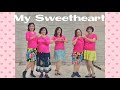 My Sweetheart Line Dance (demo & count)