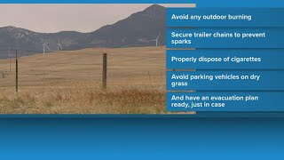 Red Flag Warning: Gusty winds, dry conditions raise wildfire risk