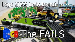 Lego train 2022 layout: the fails