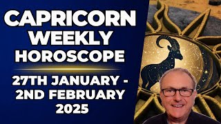 Capricorn Weekly Horoscope 27th January - 2nd February 2025 + Astrology insights