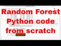 Drug effects detection with Random forest classifier Python Code from Scratch  #python #randomforest