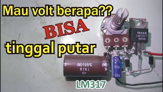 Cara membuat power supply variabel lm317 psu tegangan volt bisa di adjust, Hdw Tronik