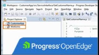 OpenEdge: Getting Started with Progress Developer Studio for OpenEdge – Part 2